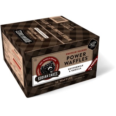 Kodiak Cakes Buttermilk Vanilla Power Waffles 32 Ct Sam S Club