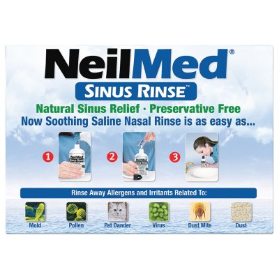 Neilmed Sinus Rinse Kit, All Natural Sinus Relief, 1 each 