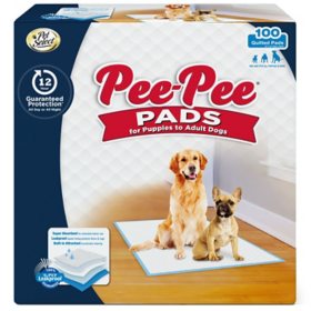 Four Paws Pet Select Dog Training & Puppy Pee-Pee Pads, 22" x 22" (100 ct.)