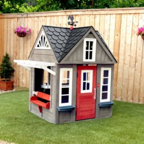 Kidkraft Stonewood Outdoor Playhouse Sam S Club