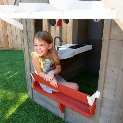 kidkraft stonewood outdoor playhouse