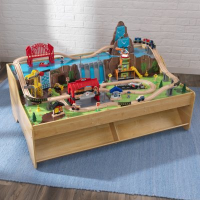 kidkraft waterfall train table
