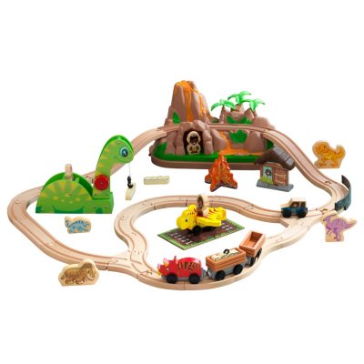 dinosaur valley bucket top train set