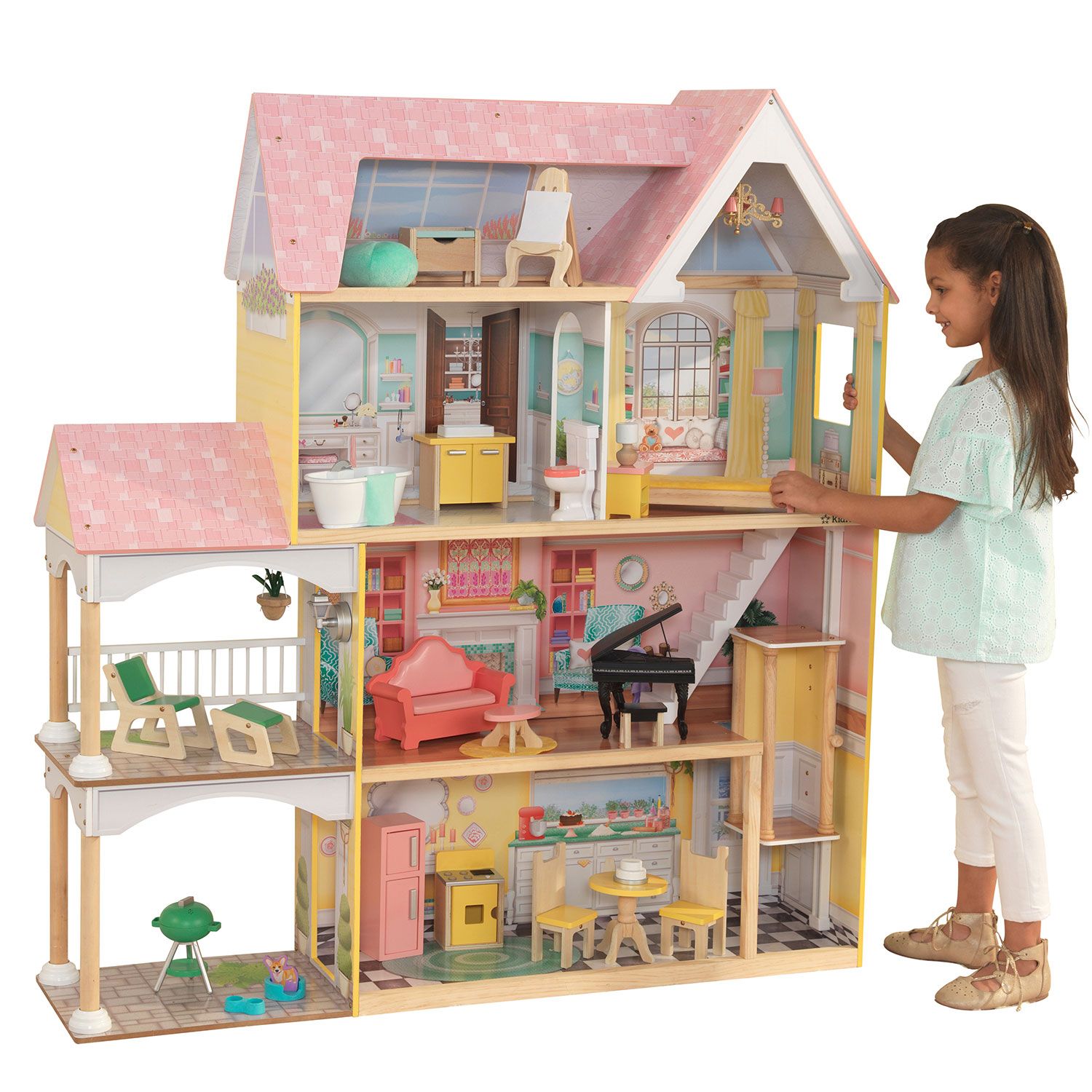 KidKraft Lola Mansion 4′ Dollhouse