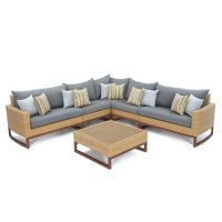 Mili 6-Piece Sofa Sectional by RST Brands With Sunbrella Fabric (Assorted Colors)