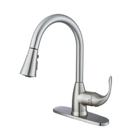 Frigidaire Alexis Single Handle Pull Down Kitchen Faucet