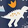 Dino & Croc, variant on Zak Designs 14-oz. Stainless Steel Double Wall Beacon Straw Bottle for Kids, 2-Piece Set (Choose Color)
