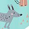 Dog & Safari, variant on Zak Designs 14-oz. Stainless Steel Double Wall Beacon Straw Bottle for Kids, 2-Piece Set (Choose Color)