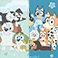 Bluey, variant on Zak Designs Bento Boxes, 2-Pack