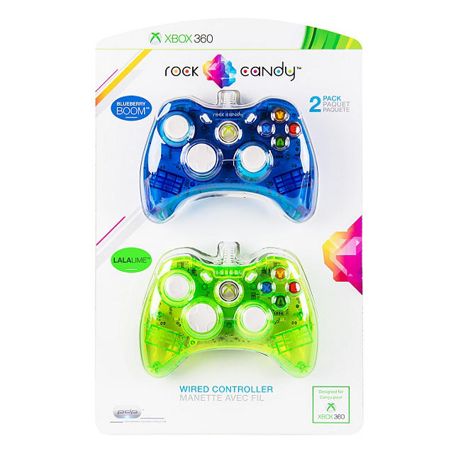 Rock Candy Wired Controller for Xbox 360 - 2 Pack