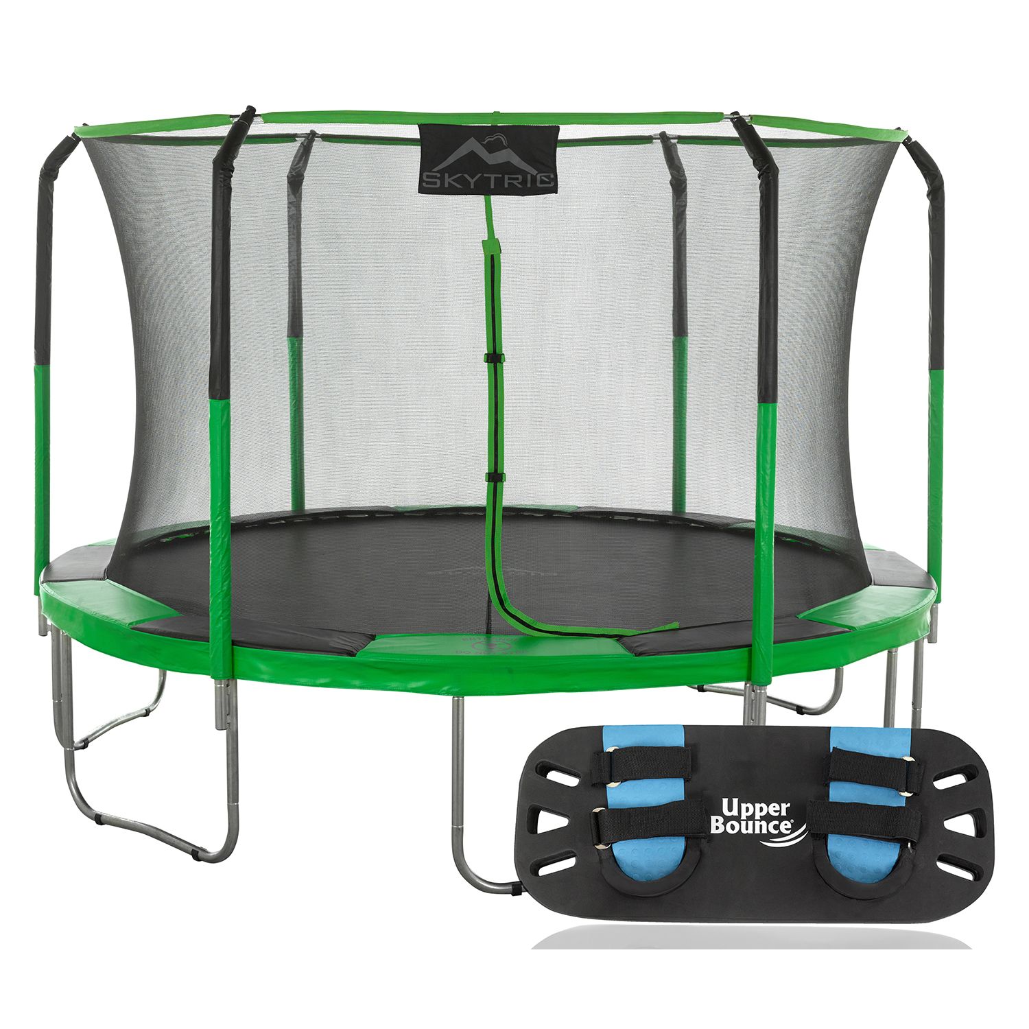 Skytric 11′ Round Trampoline with Trampoline Jumping Skate