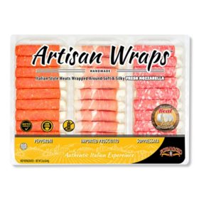 Formaggio Cheese Artisan Meat & Mozzarella Variety Wraps 22 oz.