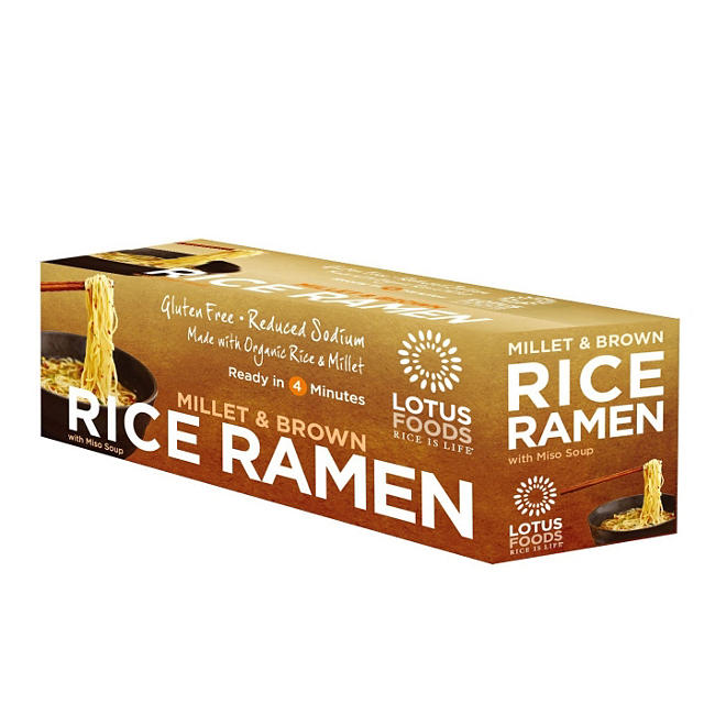 Lotus Foods Organic Millet and Brown Rice Ramen (10 pk. )