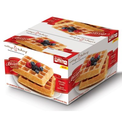 Cottage Bakery Original Belgian Waffles - 24 ct. - Sam's Club