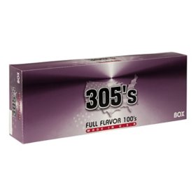 305's Full Flavor 100's Box 20 ct., 10 pk.