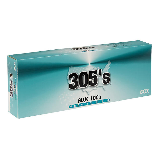305's Blue 100's Box 20 ct., 10 pk.