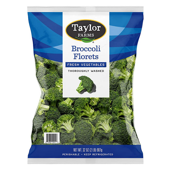 Taylor Farms Broccoli Florets 2 lbs.