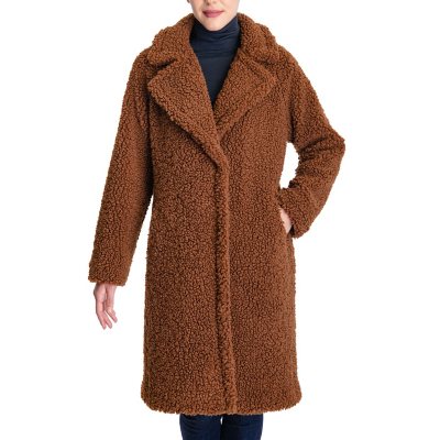 Oversize teddy jacket, Light Brown