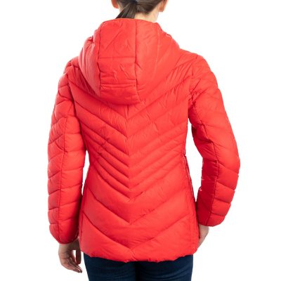 Packable 3/4 puffer jacket