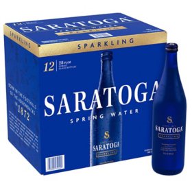 Saratoga Sparkling Spring Water 28 fl. oz., 12 pk.