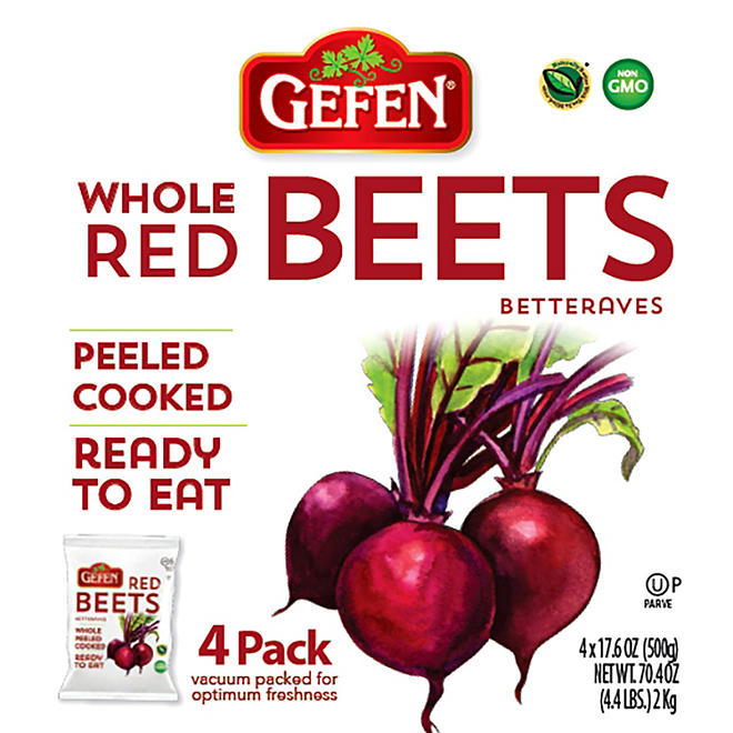 Gefen Red Beets (17.6 oz. ea., 4 pk.)