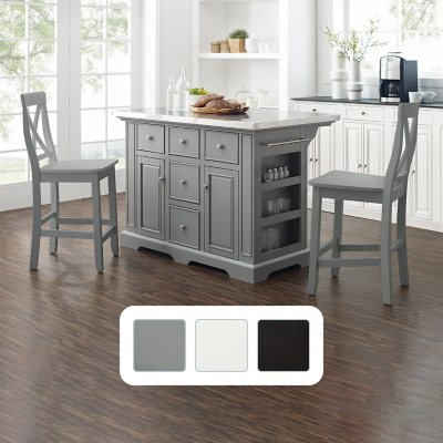 Crosley julia island online w stools