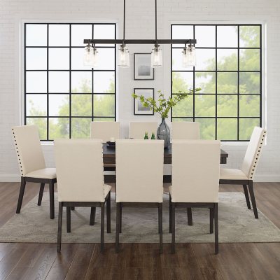 Townley 9 piece outlet dining set with cushions