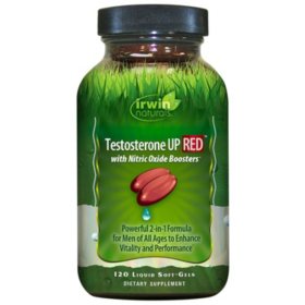 Irwin Naturals Testosterone UP RED Softgels 120 ct.