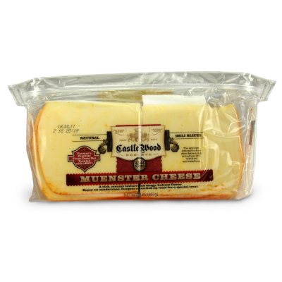 Castle Wood Muenster Cheese Slices - 2 lbs. - Sam's Club