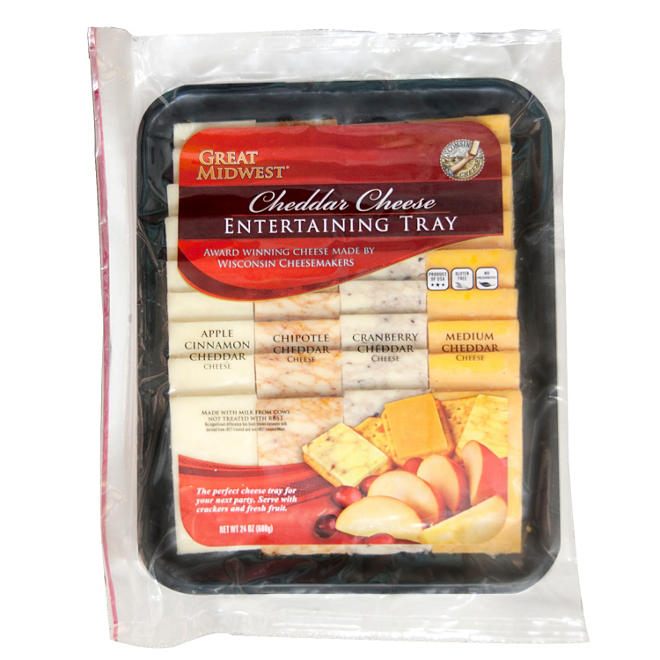 Great Midwest Cheddar Cheese Entertaining Tray (1.5 lbs.)
