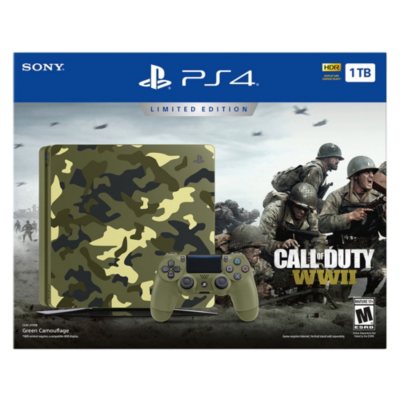 Playstation 4 Limited Edition 1TB Console with of Duty: WWII and Controller Bundle - Sam's Club