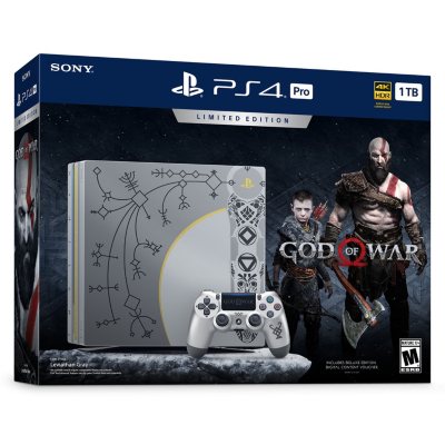 Sony PS4 1TB Pro Limited Edition God of War Bundle - Sam's Club