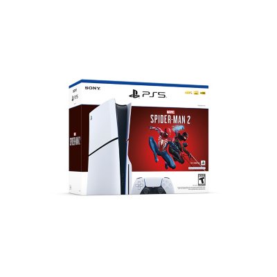 TEC Sony PlayStation_PS5 Gaming Console(Disc Version) with Spiderman Miles  Morales Game Bundle, PlayStation - 5