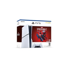 Sony PlayStation 5 Disc Console Slim Marvel's Spider-Man 2 Bundle
