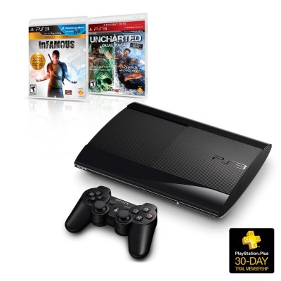 Belonend Redelijk Een trouwe Playstation 3 250GB Console with Uncharted Dual Pack and inFamous  Collection - Sam's Club