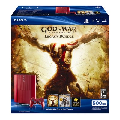 Ps3 500gb God Of War Ascension Legacy Console Bundle Sam S Club