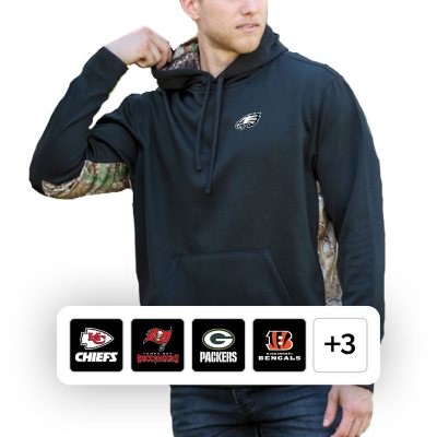 Men's Black/Realtree Camo Green Bay Packers Logo Ranger Pullover Hoodie