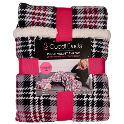 Cuddl duds blanket sam's club sale