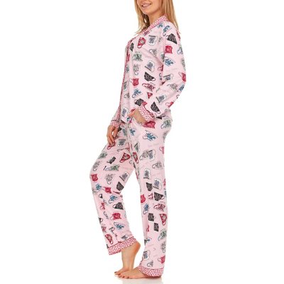 Flora Nikrooz Ladies Notch Collar PJ Set - Sam's Club