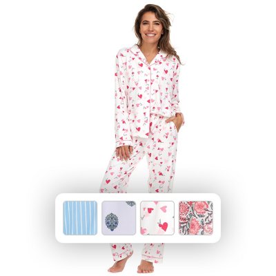 Flora Nikrooz Ladies Notch Collar PJ Set Sam s Club