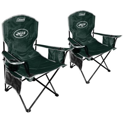 Logo Brands New York Jets Team Color Folding Tailgate Chair at