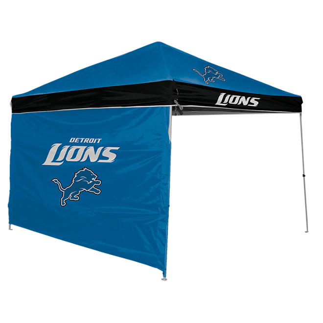 NFL Detroit Lions Canopy 9 x 9 with Wall