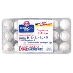 Eggland's Best Large Cage Free White Eggs AA (18 ct.)