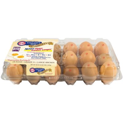 Wellsley Cage-Free Large Brown 18 ct / 2 pk Eggs