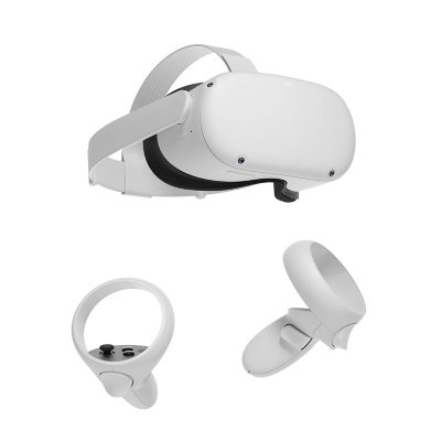 Oculus Quest 2 With Battery Strap Virtual Reality Glasses Refurbished  Silver