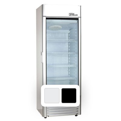 Premium Levella Commercial Display Refrigerator (Silver):- Silver