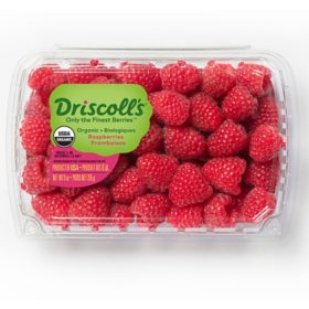 Organic Raspberries, 9 oz.