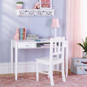 Dahlia Desk and Chair, Assorted Colors