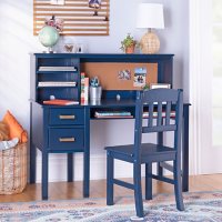 Taiga Desk and Hutch, Assorted Colors