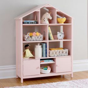 Martha Stewart Kids' Dollhouse Bookcase/Bookshelf, Assorted Colors